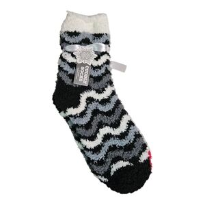 Black and Gray Socks, Red,white And Black Stripe Socks